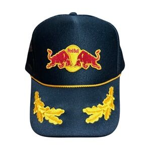 Vintage Y2K Redbull Racing Scrambled Egg Embroidery Baseball Trucker Hat Cap OS